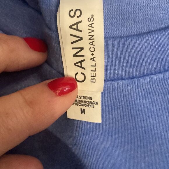 Bella Canvas blue short sleeve T-shirt, size medium, excellent used condition - Picture 6 of 8